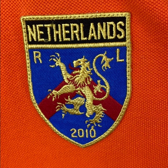 Ralph Lauren Polo Orange Netherlands SZ M - Picture 3 of 7